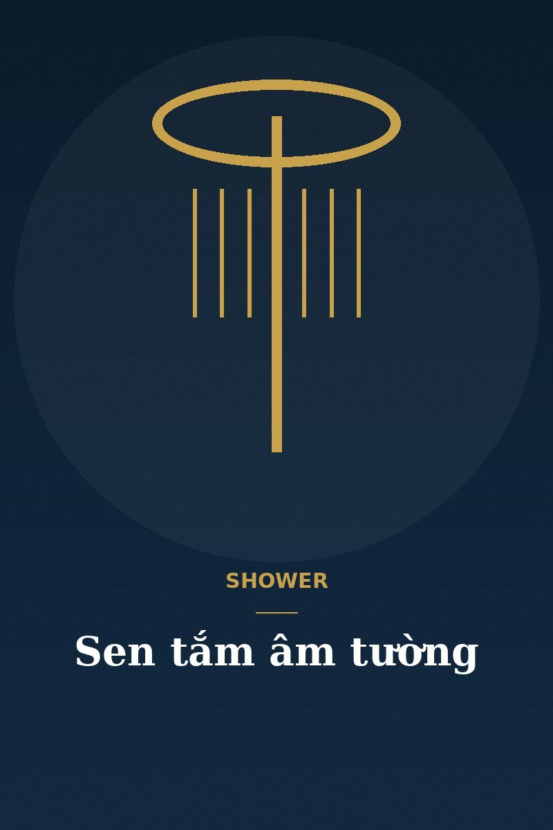 Sen tắm âm tường TOTO