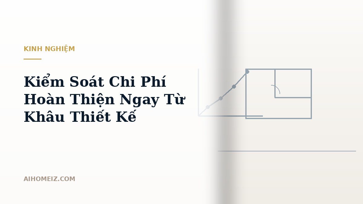 Bội Chi Ngân Sách Khi Xây Nhà: Làm Sao Để Kiểm Soát Chi Phí Hoàn Thiện Ngay Từ Khâu Thiết Kế?