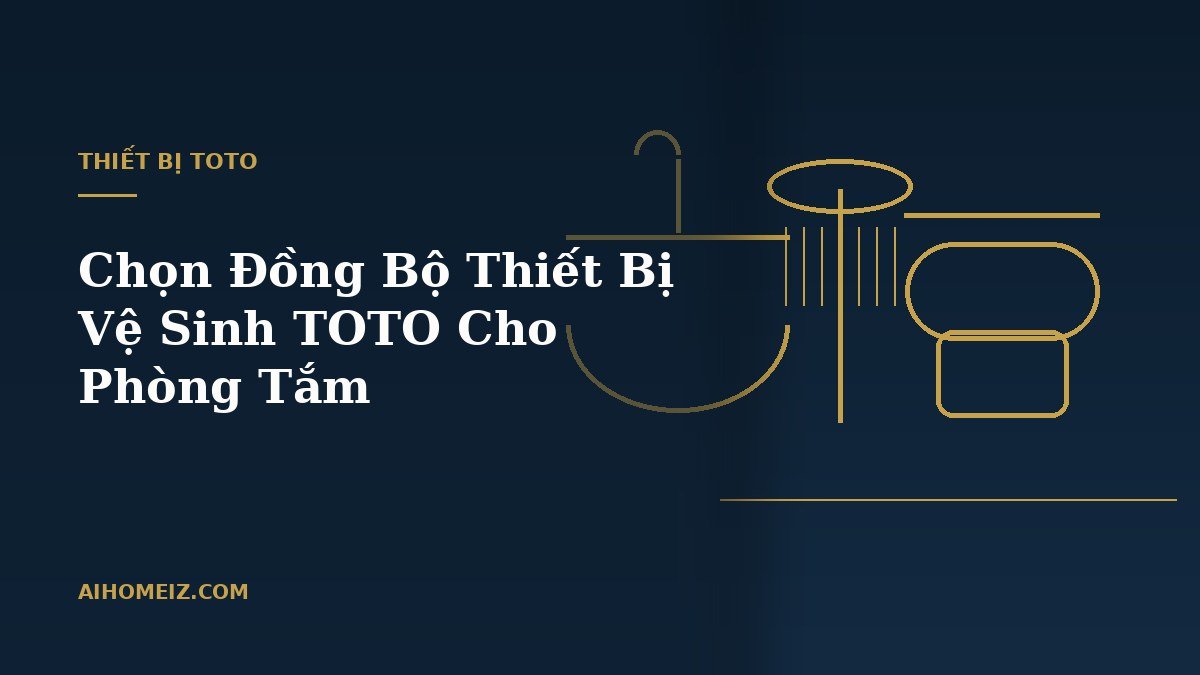 Kinh Nghiệm Lựa Chọn Đồng Bộ Giải Pháp Thiết Bị Vệ Sinh TOTO Cho Không Gian Phòng Tắm Sang Trọng